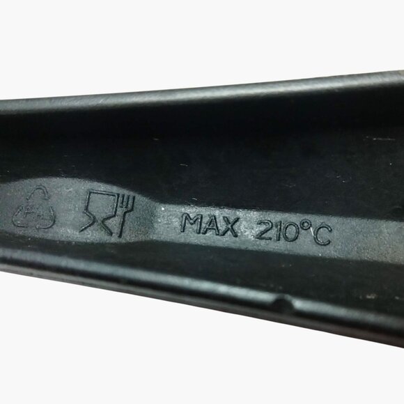 Coghlans Black Slotted Spoon Spatula Set Heat Resistant Nylon - Picture 12 of 13